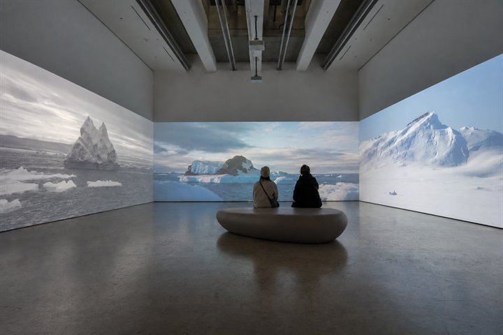 Détail d’une exposition au musée
